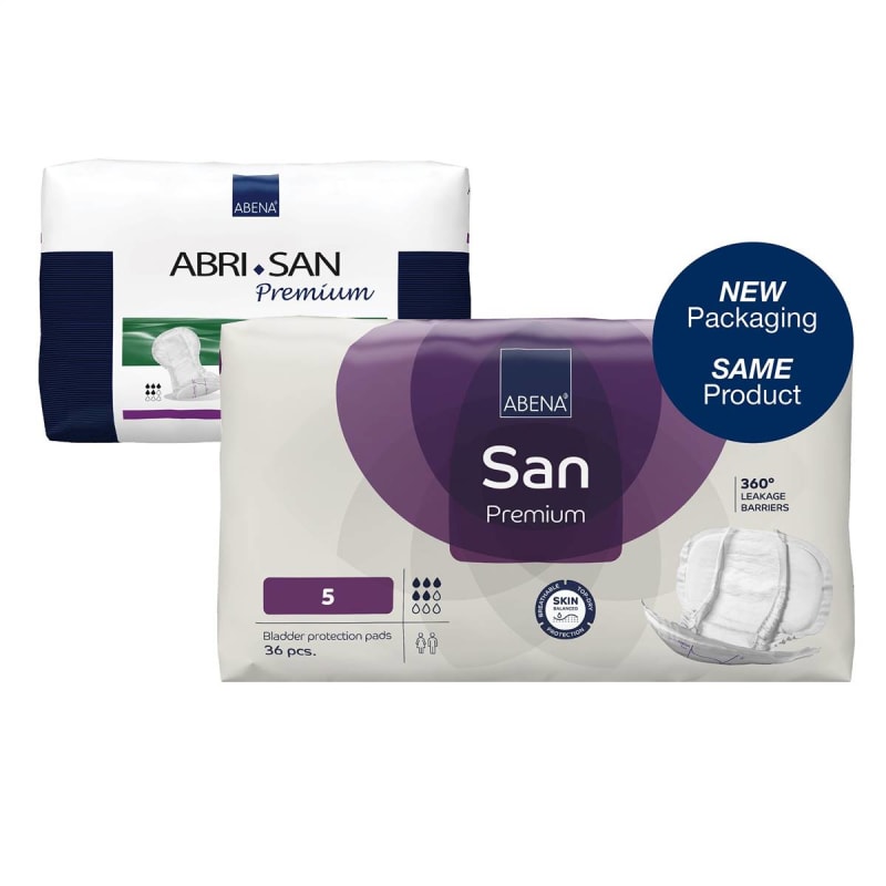 Abena North America Abri-Sanâ„¢ Premium 5 Incontinence Liner, 21-Inch Length