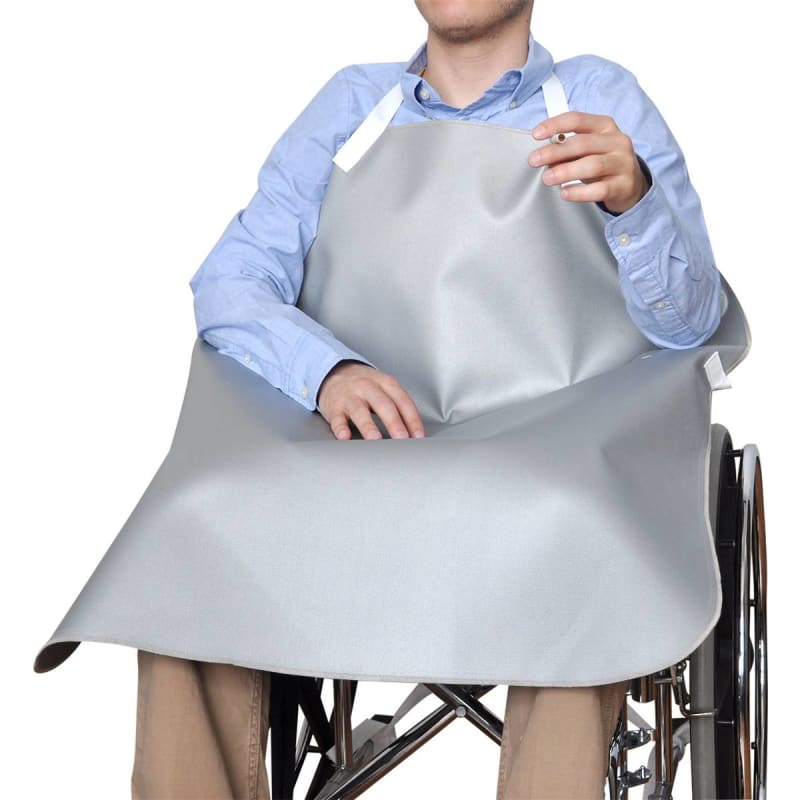 New York Orthopedic NYOrtho Deluxe Smoker's Apron, 30 x 34 in., Gray