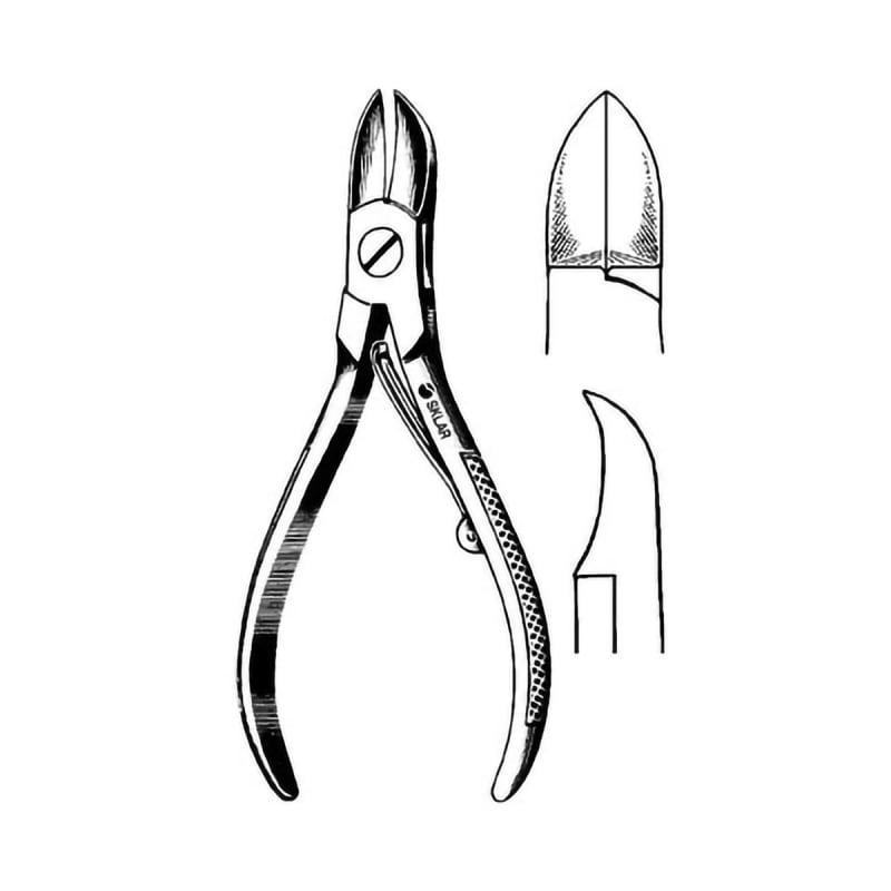 Sklar Nail Nipper Econoâ„¢ Straight Concave Jaw 4-1/2 Inch Length Pakistan Stainless Steel Sklar Nail Nipper Econoâ„¢ Straight Concave Jaw 4-1/2 Inch Length Pakistan Stainless Steel