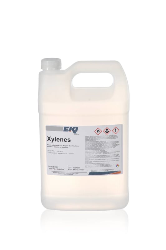 EK Industries Inc Histology Reagent Xylene Purified Proprietary Mix 1 gal. EK Industries Inc Histology Reagent Xylene Purified Proprietary Mix 1 gal.
