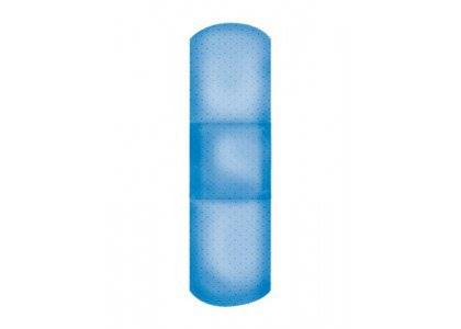 Dukal American® White Cross Blue Metal Detectable Adhesive Strip, 1 x 3 Inch Dukal American® White Cross Blue Metal Detectable Adhesive Strip, 1 x 3 Inch