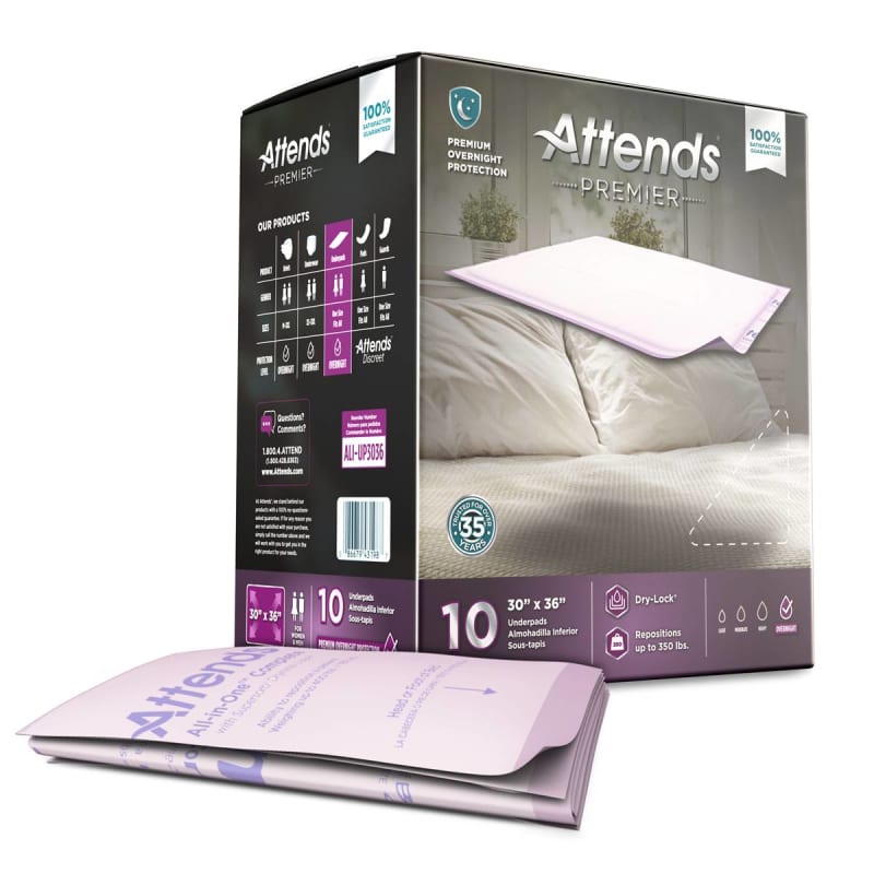 Attends Healthcare Products AttendsÂ® Premier Underpad, 30 x 36 Inches