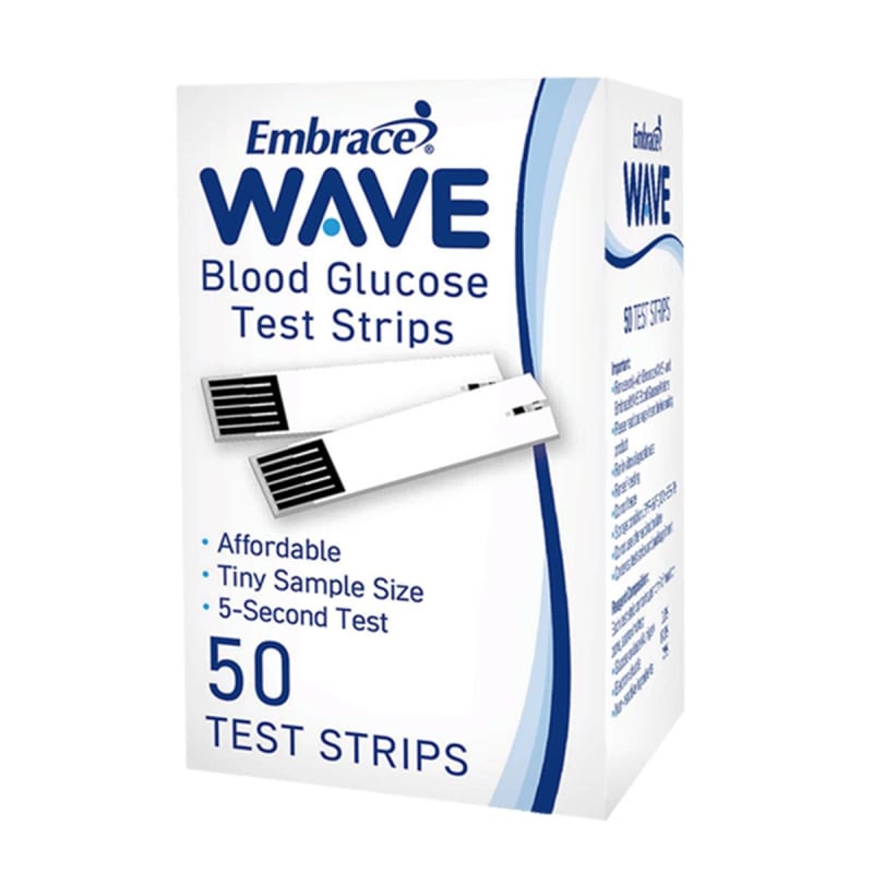 Omnis Health EmbraceWave+ Blood Glucose Test Strips
