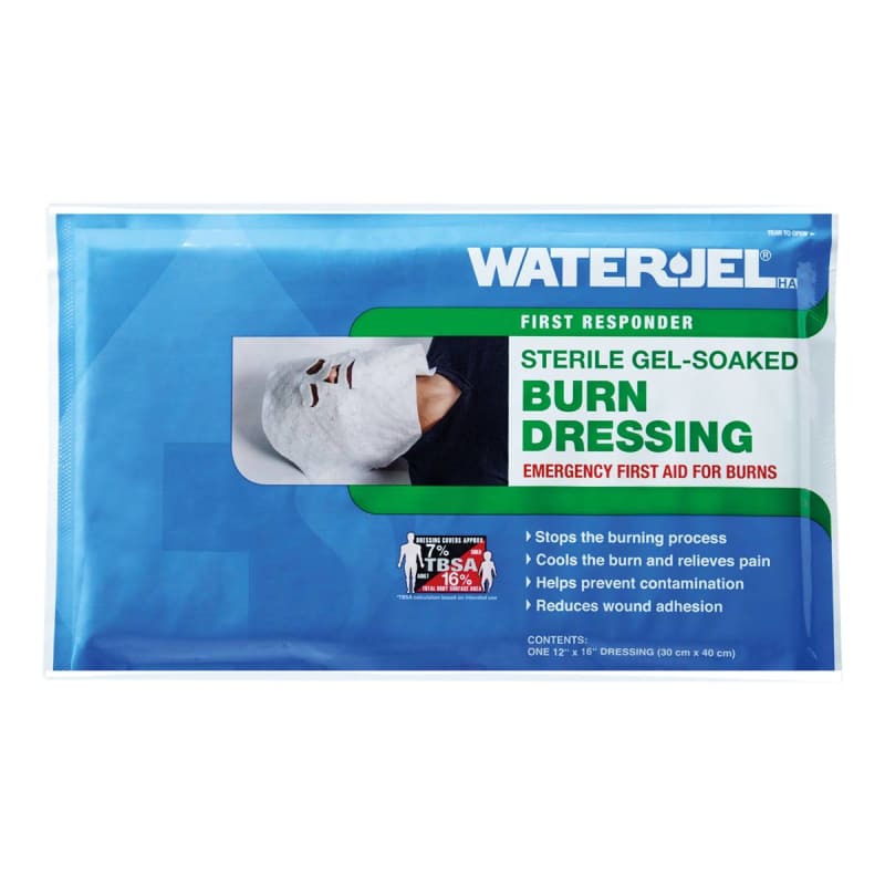 Safeguard US Operating LLC Water-JelÂ® First Responder Hydrogel Burn Dressing, 12 x 16 Inch