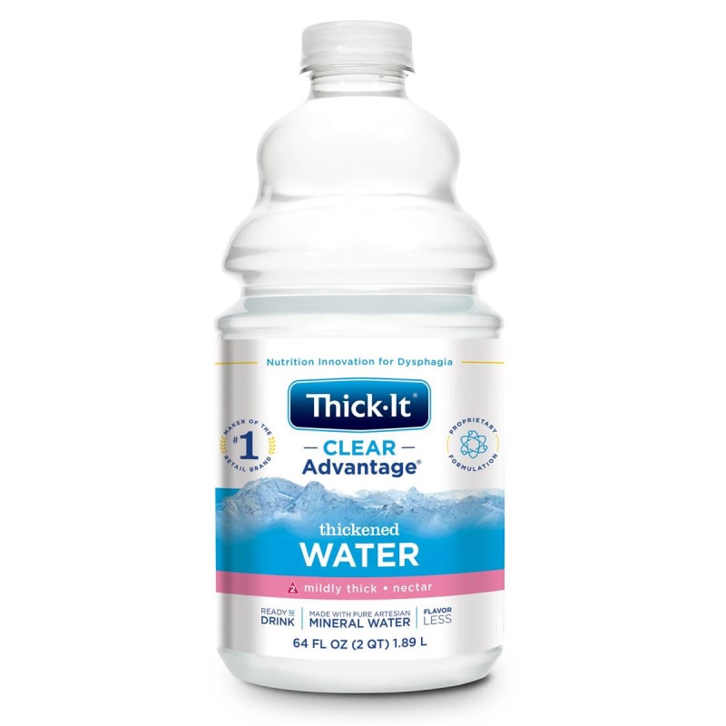 Kent Precision Foods Thick-ItÂ® Clear AdvantageÂ® Nectar Consistency Thickened Water, 64-ounce Bottle