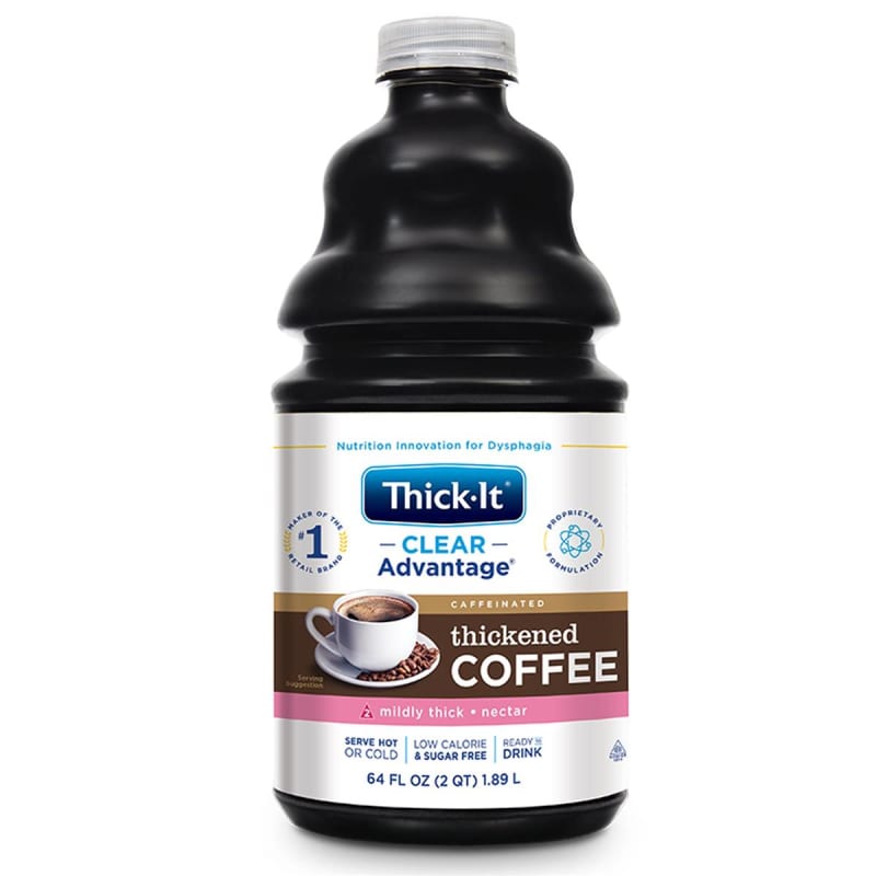 Kent Precision Foods Thick-ItÂ® Clear AdvantageÂ® Nectar Consistency Coffee Thickened Beverage, 64-oz