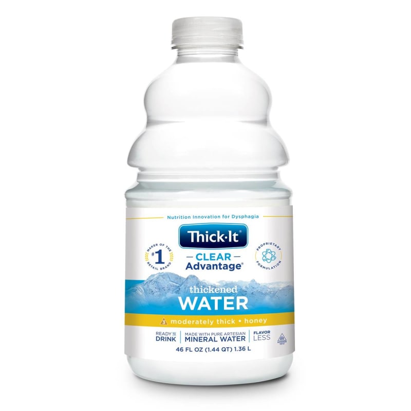Kent Precision Foods Thick-ItÂ® Clear AdvantageÂ® Honey Consistency Thickened Water, 46-ounce Bottle