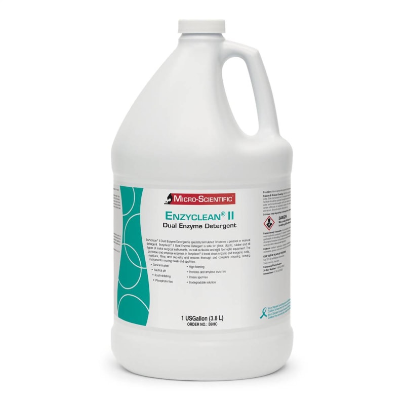Micro Scientific Industries EnzycleanÂ® II Dual Enzymatic Instrument Detergent / Presoak