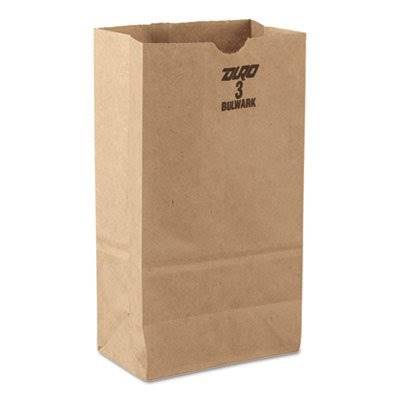 Essendant Co/United Stationers Grocery Bag General Brown Kraft Paper #3
