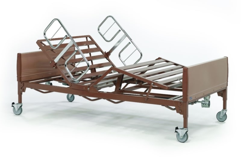 Invacare Bariatric Bed Package w/ Mattress and Rails