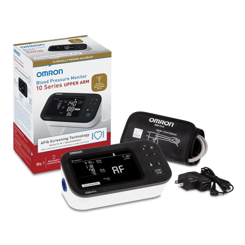 Emerson Healthcare Omron 10 Series® Digital Blood Pressure Monitor with Bluetooth Connectivity Emerson Healthcare Omron 10 Series® Digital Blood Pressure Monitor with Bluetooth Connectivity
