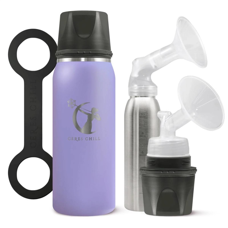 Ceres Chill Co Ceres Chill OG Stainless Steel Breast Milk Chiller Container, Lavender