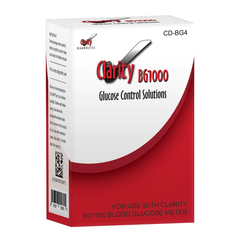 Clarity Lab Group LLC Diabetes Management Test Control Set Clarity BG1000 Blood Glucose Normal Level / High Level Clarity Lab Group LLC Diabetes Management Test Control Set Clarity BG1000 Blood Glucose Normal Level / High Level