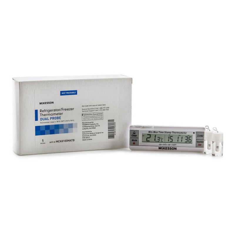 Cardinal Digital Thermometer / Hygrometer CardinalHealth™ Celsius -58° to +158°F (-50° to +70°C) Integrated Sensor Desk / Wall / Door Mount Battery Operated Cardinal Digital Thermometer / Hygrometer CardinalHealth™ Celsius -58° to +158°F (-50° to +70°C) Integrated Sensor Desk / Wall / Door Mount Battery Operated
