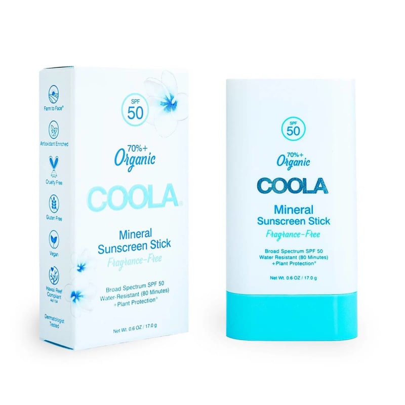 COOLA LLC CoolaÂ® Mineral Sunscreen Stick Fragrance-Free Water-Resistant SPF 50