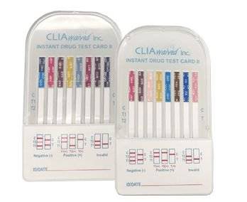 CLIAWAIVED INC Drugs of Abuse Test Kit CLIAwaivedâ„¢ AMP, BAR, BUP, BZO, COC, mAMP/MET, MDMA, MTD, OPI300, OXY, PCP, THC 25 Tests CLIA Waived CLIAWAIVED INC Drugs of Abuse Test Kit CLIAwaivedâ„¢ AMP, BAR, BUP, BZO, COC, mAMP/MET, MDMA, MTD, OPI300, OXY, PCP, THC 25 Tests CLIA Waived