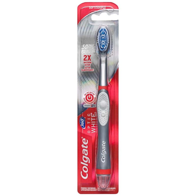 ColgateÂ® 360 Optic WhiteÂ® Sonic Power Toothbrush