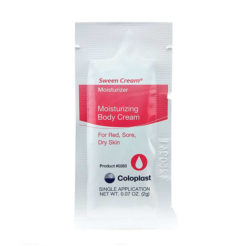 Medline SweenÂ® Moisturizing Body Cream for Red, Sore Dry Skin, Individual Packets