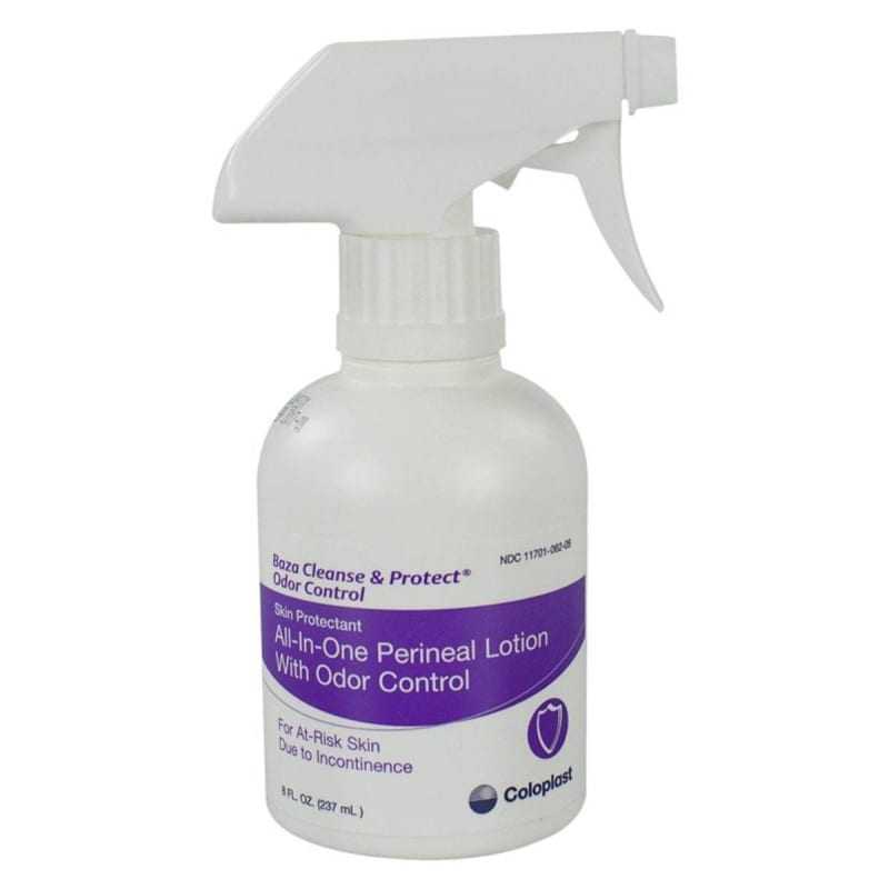 Medline Baza Cleanse and ProtectÂ® Perineal Wash w/ Odor Control, Unscented, 8-oz. bottle