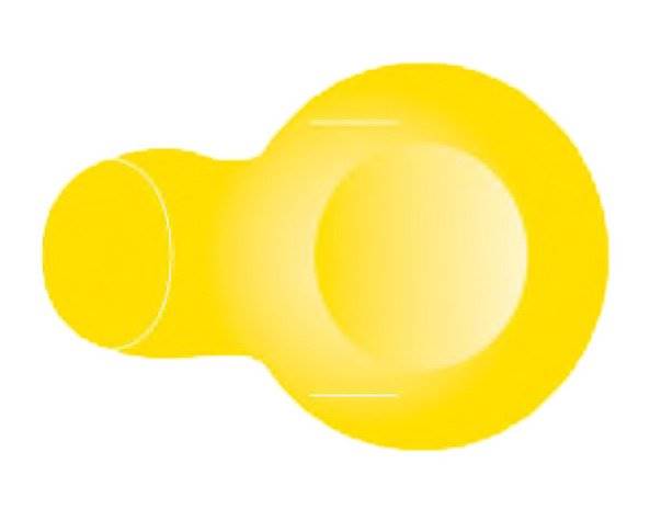 Cardinal IVA Security Seal ChemoPlusâ„¢ 20 mm, Yellow