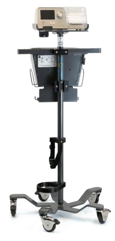 React Health Roll Stand with CPAP Mounting Plate Bundle