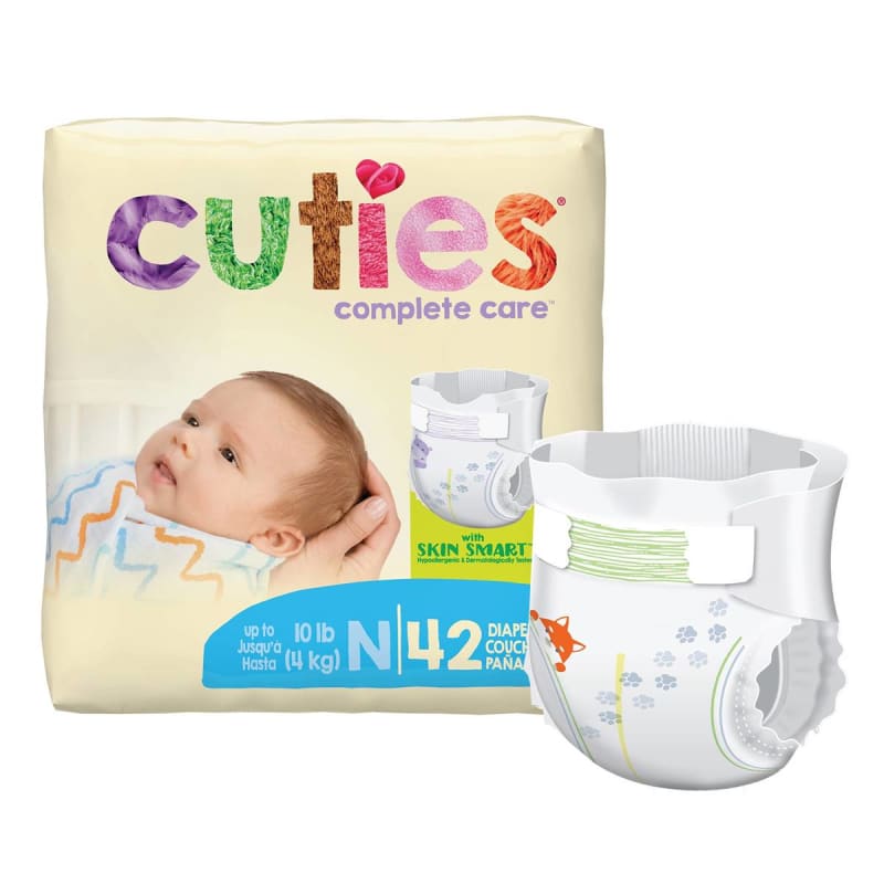 First Quality Products LLC CutiesÂ® Premium Diaper, Newborn