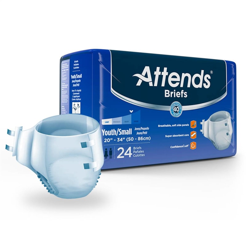 Attends Healthcare Products Attends® Briefs Youth/Small Attends Healthcare Products Attends® Briefs Youth/Small