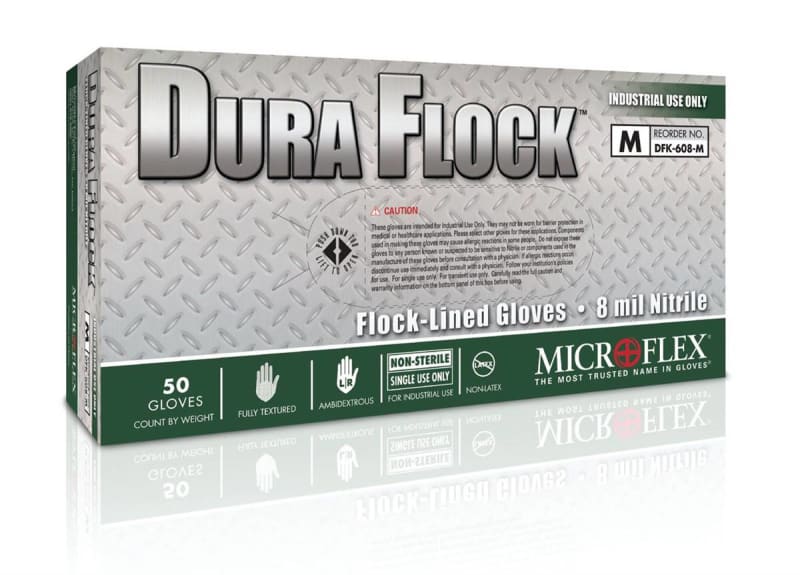 Microflex Medical Dura Flockâ„¢ Flock Lined Glove Microflex Medical Dura Flockâ„¢ Flock Lined Glove