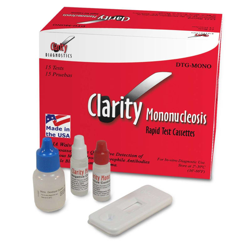 Clarity Lab Group LLC ClarityÂ® Infectious Mononucleosis Infectious Disease Immunoassay Test Kit