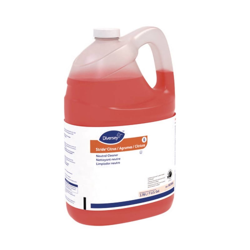 Essendant Co/United Stationers Floor Cleaner Diverseyâ„¢ StrideÂ® Liquid 1 gal. Jug Citrus Scent Manual Pour