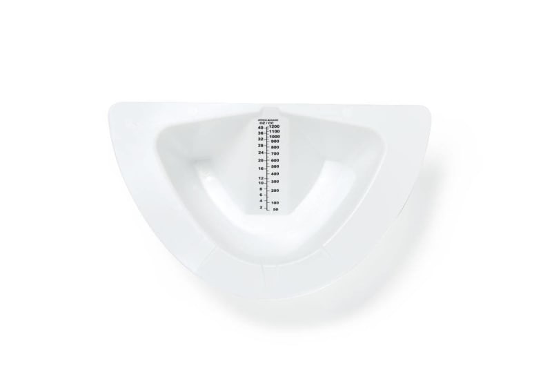Medline Commode Specimen Collector 1,200 mL (40.6 oz.) Without Closure Unprinted NonSterile Medline Commode Specimen Collector 1,200 mL (40.6 oz.) Without Closure Unprinted NonSterile