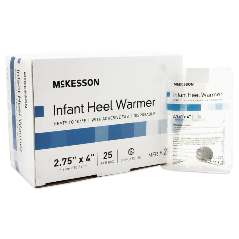 Azer Scientific Instant Infant Heel Warmer Heel One Size Fits Most Sodium Acetate / Water Disposable Azer Scientific Instant Infant Heel Warmer Heel One Size Fits Most Sodium Acetate / Water Disposable