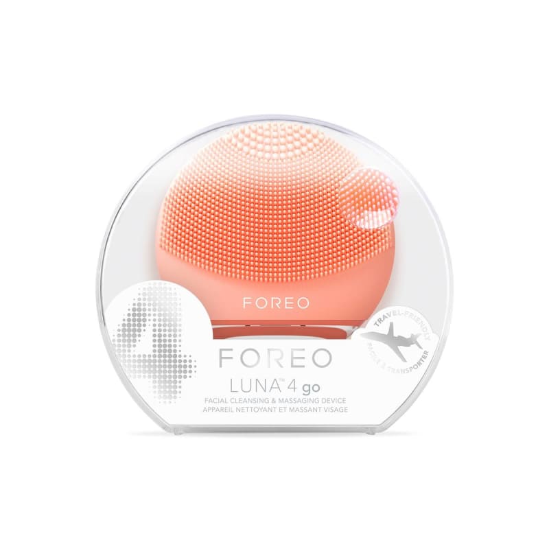 Foreo Inc LUNAâ„¢ 4 go Portable Facial Cleansing Device, Peach