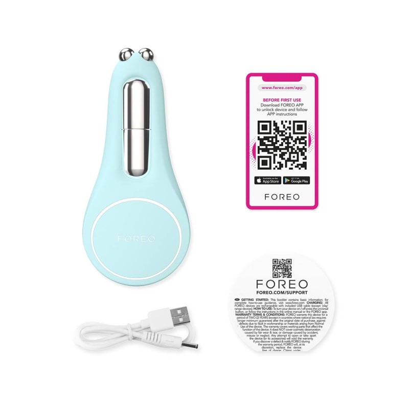 Foreo Inc BEARâ„¢ 2 Eyes & Lips Microcurrent Line Smoothing Device, Arctic Blue