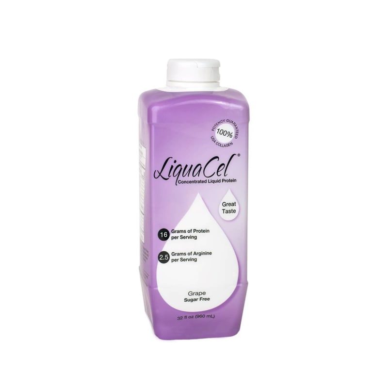 Global Health Products LiquaCelÂ® Grape Concentrated Liquid Protein, 32-ounce bottle