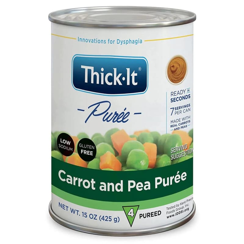 Kent Precision Foods Thick-ItÂ® Carrot and Pea PurÃ©e Thickened Food, 15-ounce Can