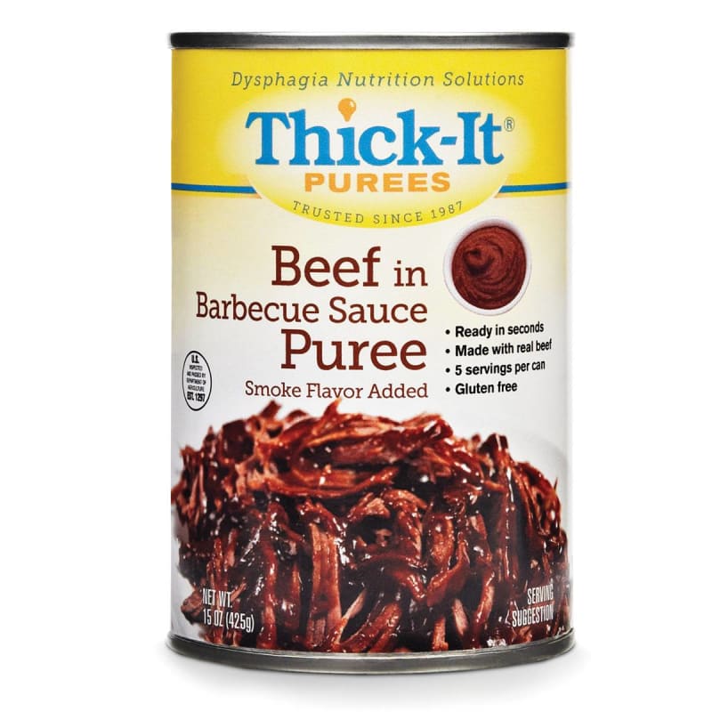 Kent Precision Foods Thick-It® Beef in BBQ Sauce Purée, 15-ounce Can Kent Precision Foods Thick-It® Beef in BBQ Sauce Purée, 15-ounce Can