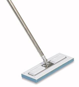Contec Inc Cleanroom Wet Mop Pad ContecÂ® Klean Maxâ„¢ Sealed Edge Large White Microfiber / Polyester Disposable