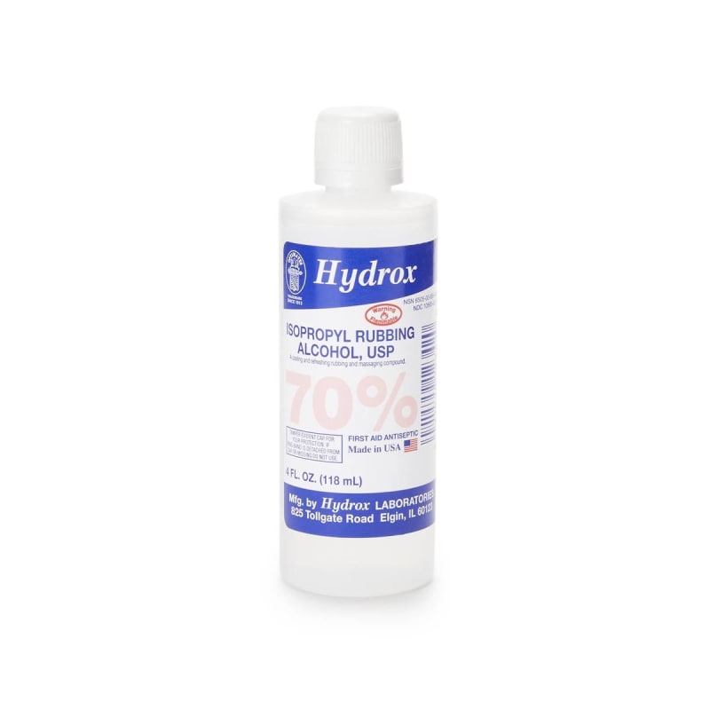 McKesson Hydrox Isopropyl Alcohol, 4-ounce Bottle