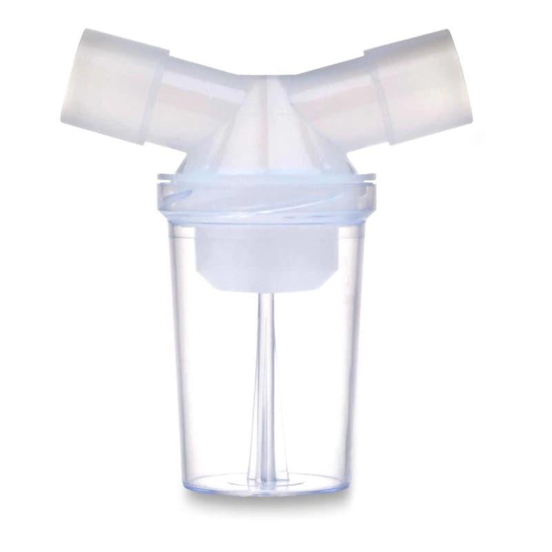 Medline Water Trap with Self-Sealing Lid for Respiratory Circuits Medline Water Trap with Self-Sealing Lid for Respiratory Circuits