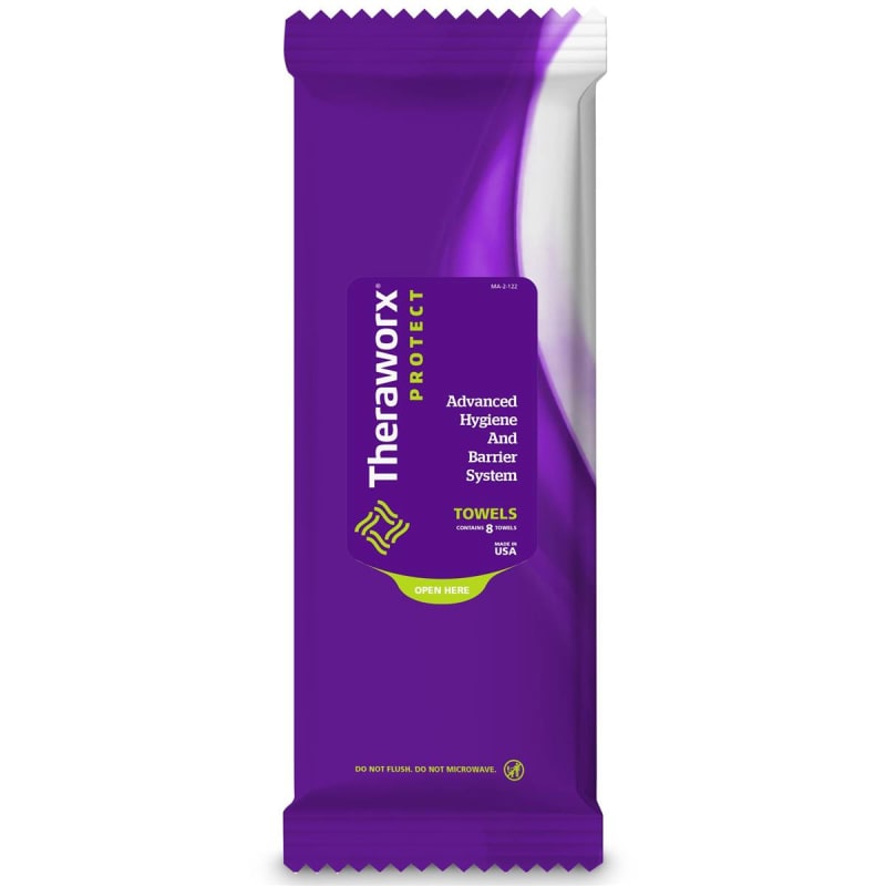 Avadim TheraworxÂ® Protect Advanced Hygiene Barrier System Personal Hygiene Barrier Wipe