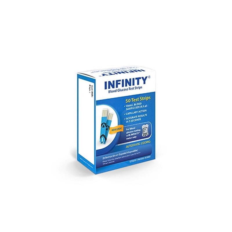 US Diagnostics Blood Glucose Test Strips InfinityÂ® 50 Strips per Pack For InfinityÂ® Blood Glucose Meters