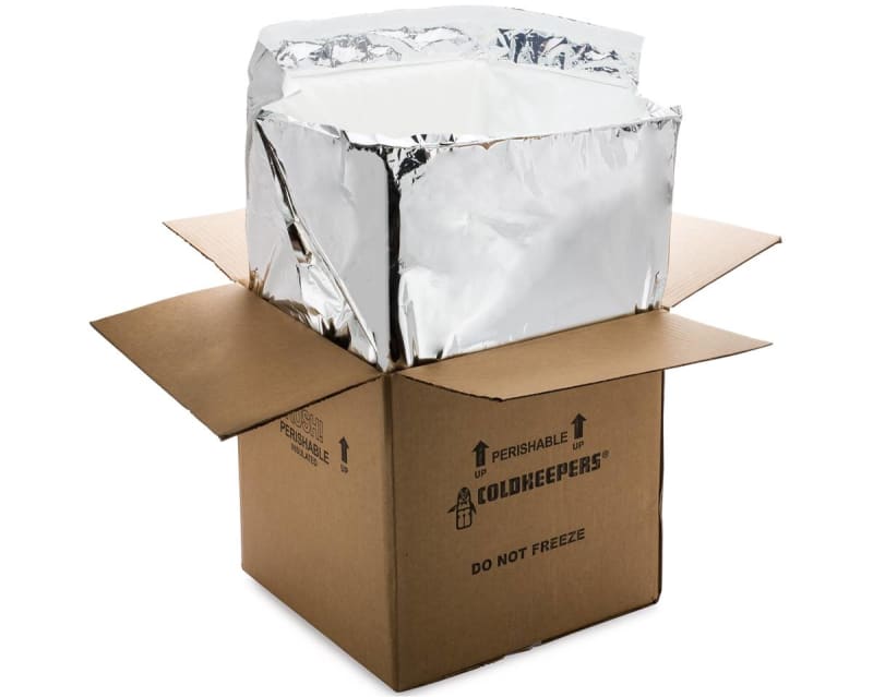 Coldkeepers LLC Insulated Shipper Liner Koldtogo Extreme Fits 10 X 10 X 10 Inch Box For Temperature Sensitive Products Coldkeepers LLC Insulated Shipper Liner Koldtogo Extreme Fits 10 X 10 X 10 Inch Box For Temperature Sensitive Products