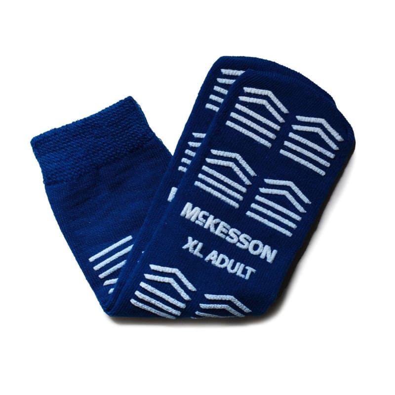ASP Global LLC (National Brand) Risk Management Slipper Socks Unisex Adult Large Double Tread Single Patient Use Blue ASP Global LLC (National Brand) Risk Management Slipper Socks Unisex Adult Large Double Tread Single Patient Use Blue