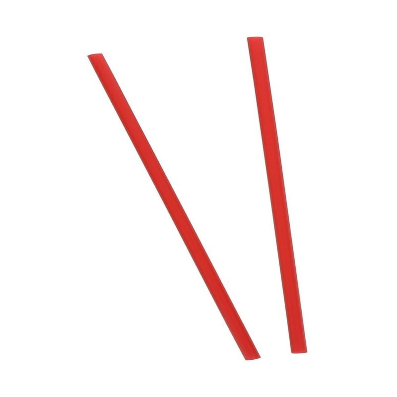 R3 LLC Red Jumbo Straw, 10.25-inch-long