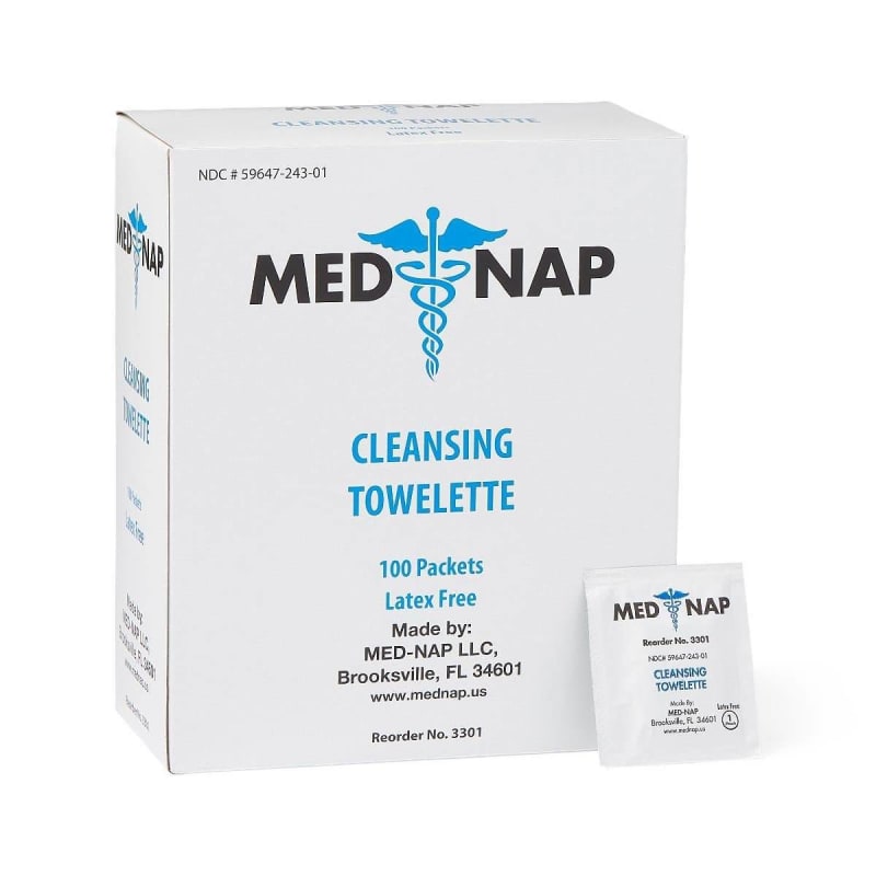 Medline Antiseptic Skin Towelette Med Nap Individual Packet Alcohol Scent 100 Count Medline Antiseptic Skin Towelette Med Nap Individual Packet Alcohol Scent 100 Count