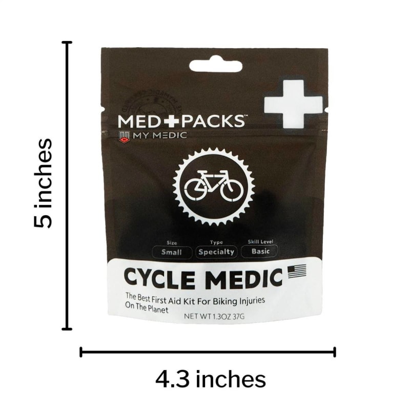 MyMedic Med Packsâ„¢ First Aid Kit for Cyclists â€“ Bike Injury Supplies in Portable Pouch