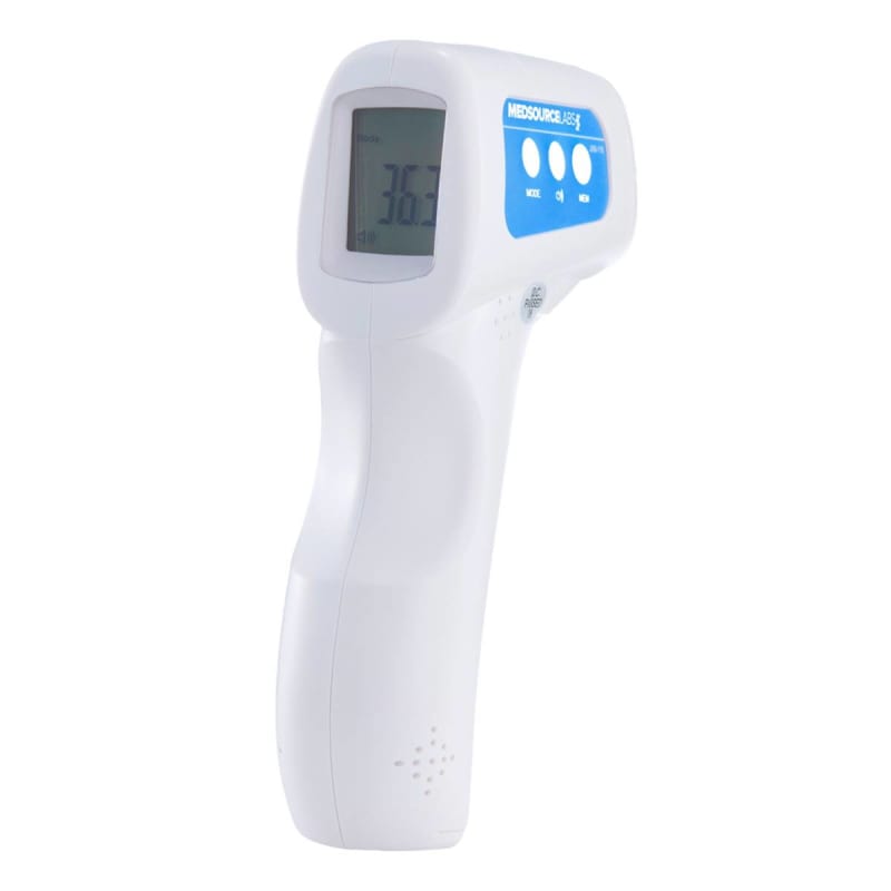 MedSource International Non-Contact Skin Surface Thermometer MEDSOURCE Labs Infrared Skin Probe Handheld MedSource International Non-Contact Skin Surface Thermometer MEDSOURCE Labs Infrared Skin Probe Handheld