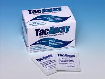 Torbot Group Tacaway Adhesive Remover, 2-5/8 x 2-7/8 Wipe