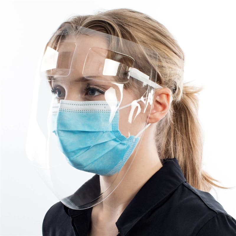 Southmedic Wraparound Face Shield Better Shieldâ„¢ One Size Fits Most Full Length Ventilated Reusable NonSterile Southmedic Wraparound Face Shield Better Shieldâ„¢ One Size Fits Most Full Length Ventilated Reusable NonSterile